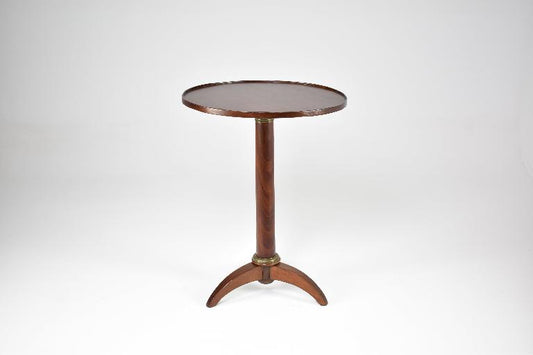 Early 20th Century French Wooden Tripod Table