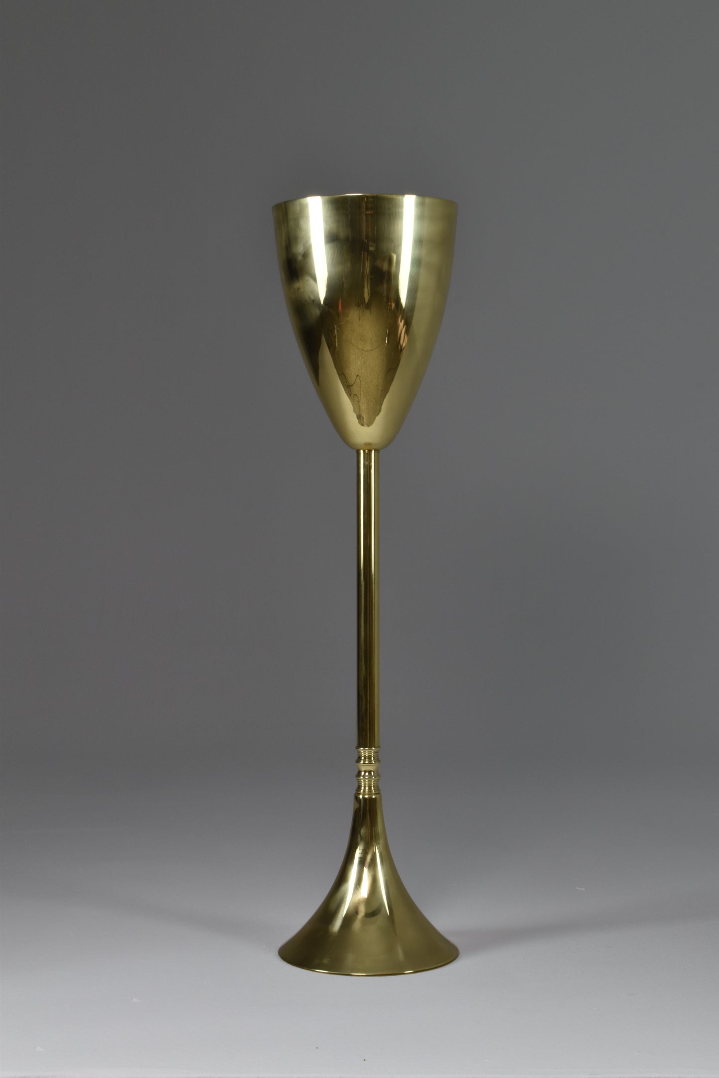 Contemporary Brass Champagne Bucket Stand by Jonathan Amar