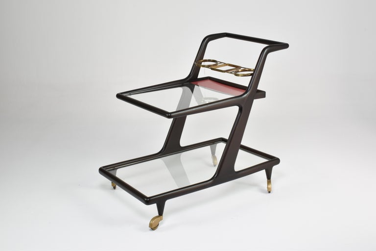 1950's Italian Mid-Century Serving Cart