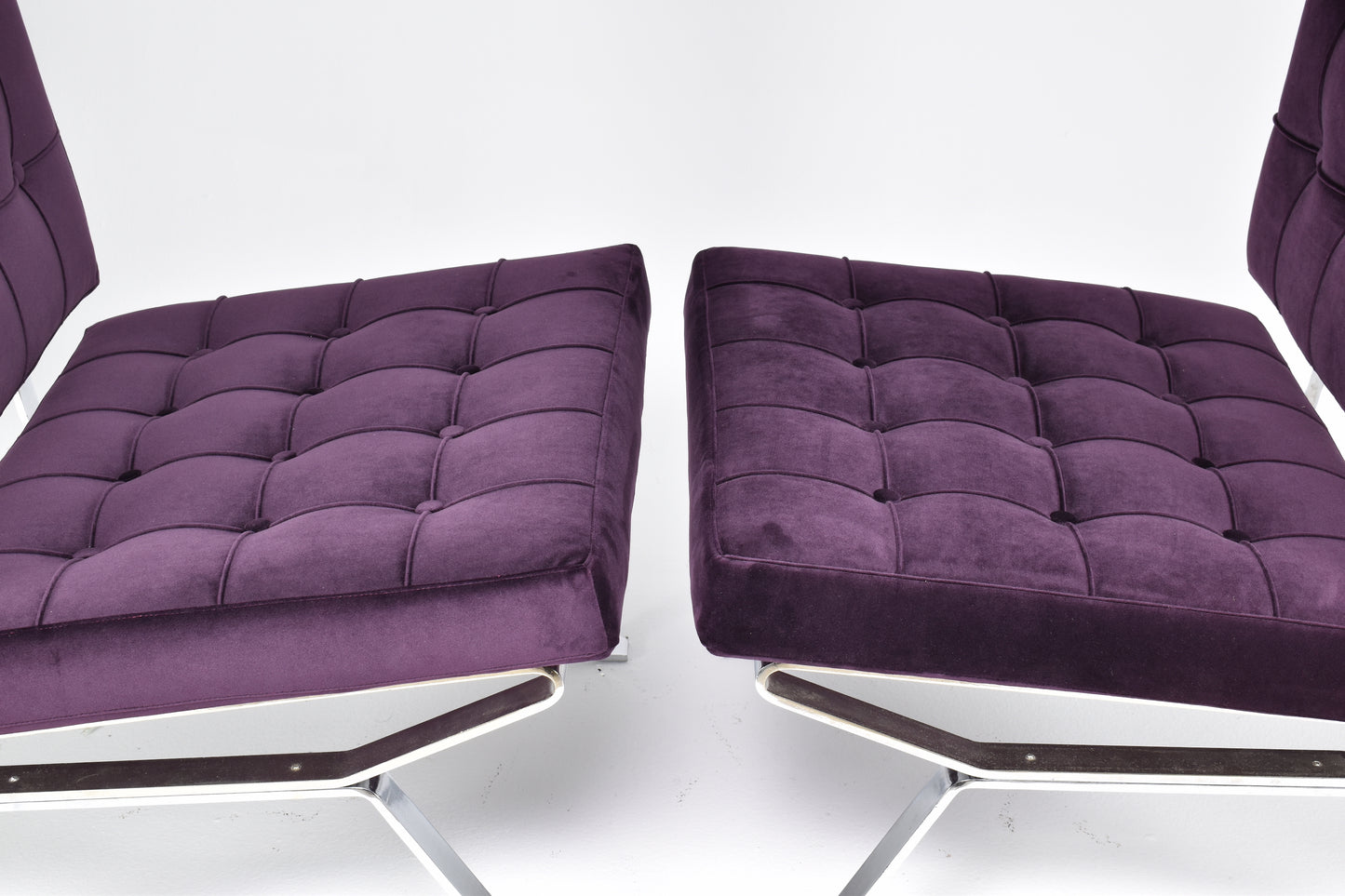 Pair of Italian Mid-Century Dione Gastone Rinaldi Lounge Chairs, 1950's