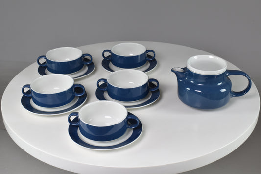 1970's Rare Italian Ceramic Tea and Coffee Service by Richard Ginori