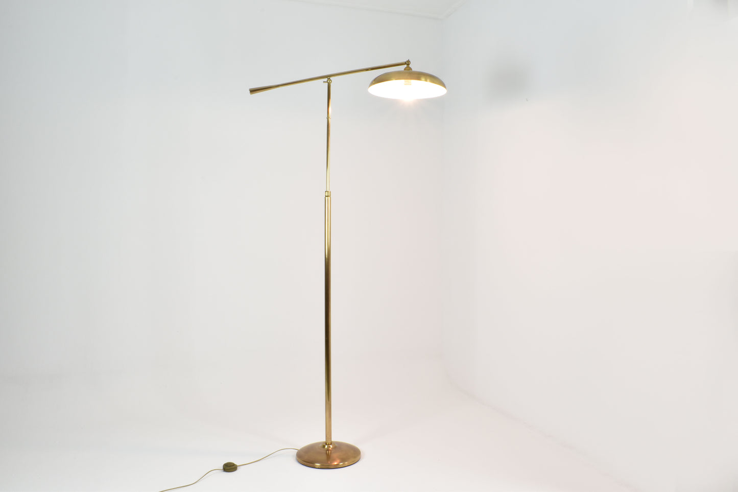 1960's Italian Brass Floor Lamp