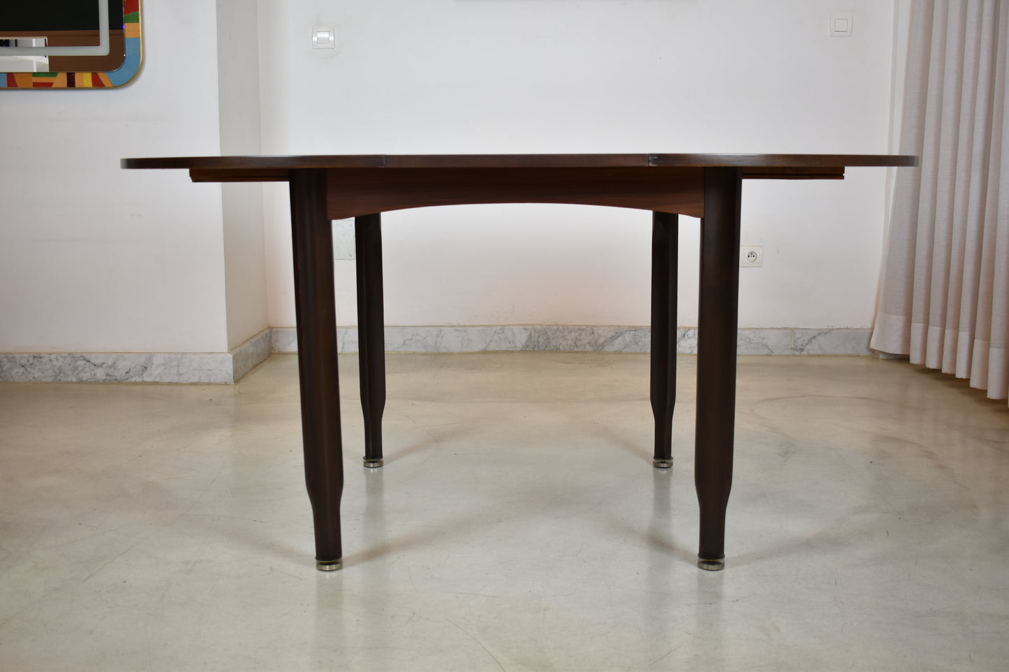 1960's Italian Extendable Dining Table by Gigi Radice