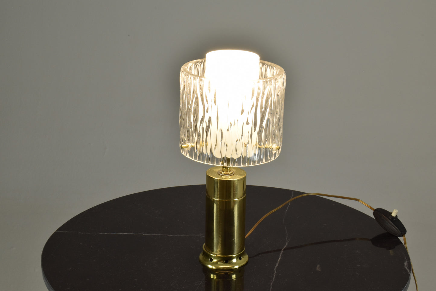 1970s Italian Brass Table Lamp