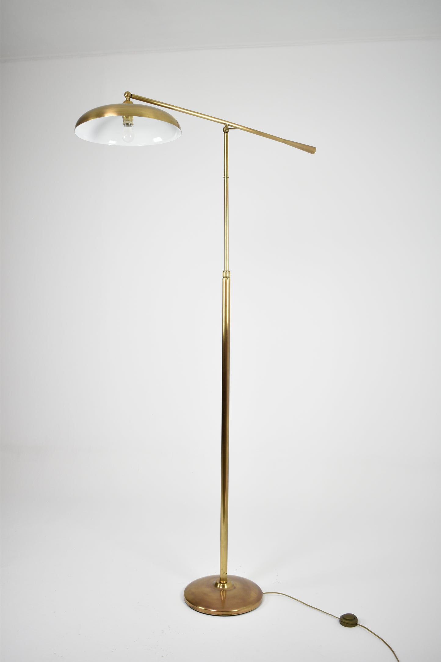 1960's Italian Brass Floor Lamp