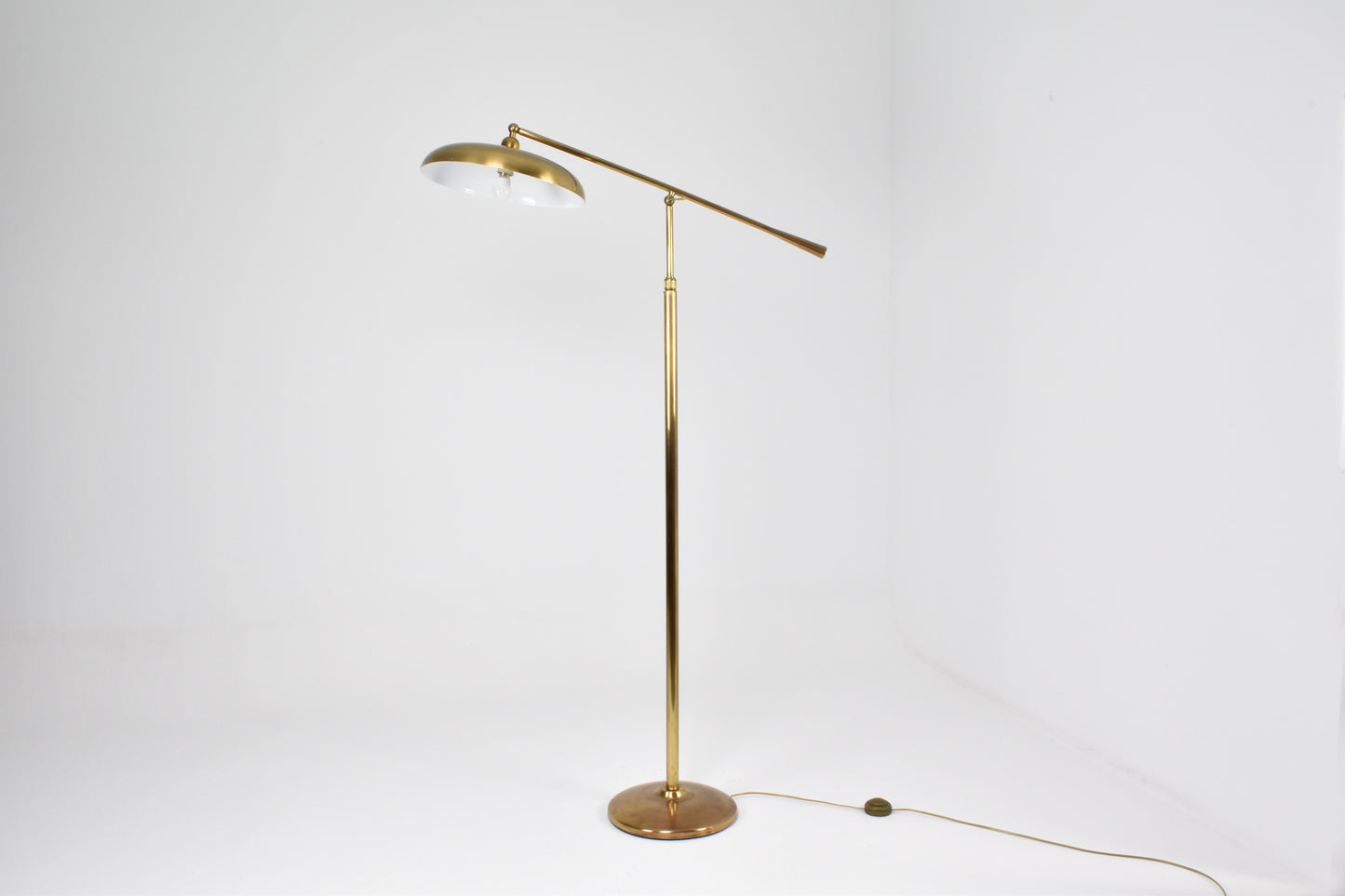 1960's Italian Brass Floor Lamp