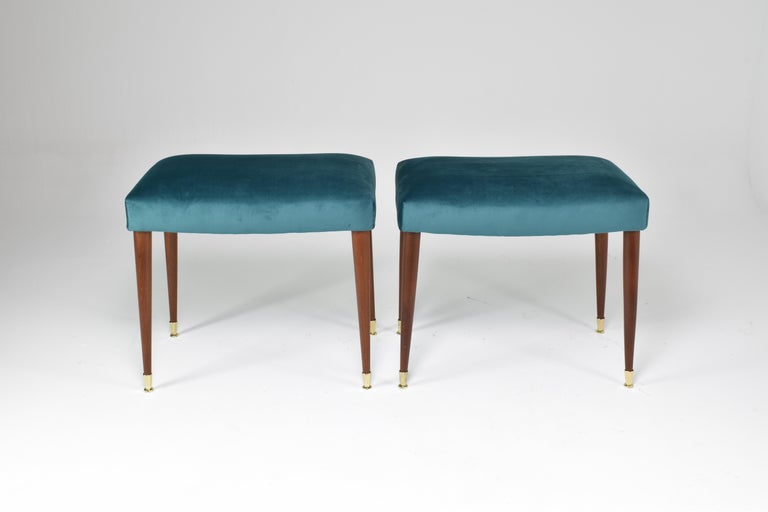 1960s mid-century modern Italian stools