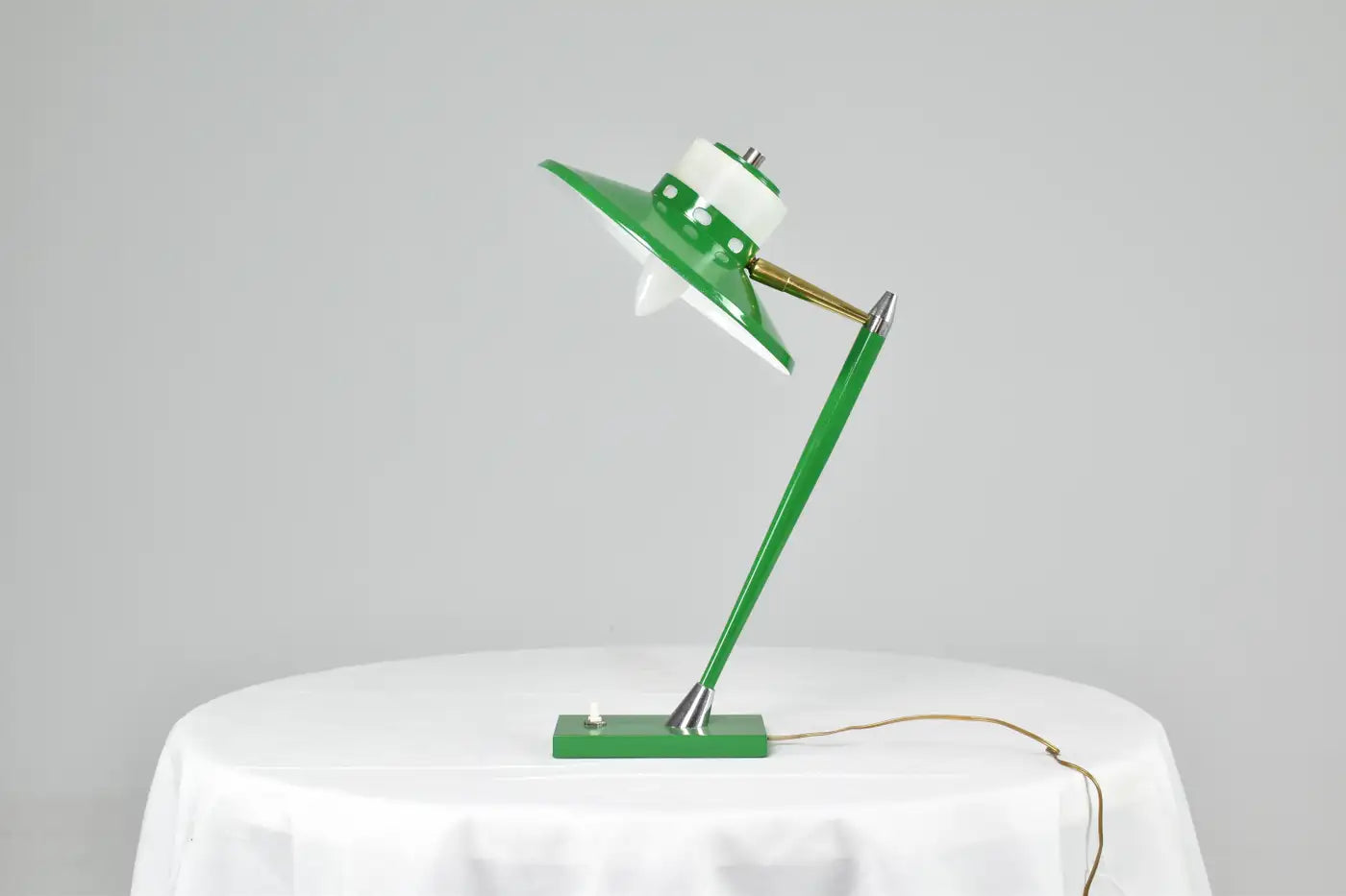 Lampe de table en métal italienne Stilux, années 1950