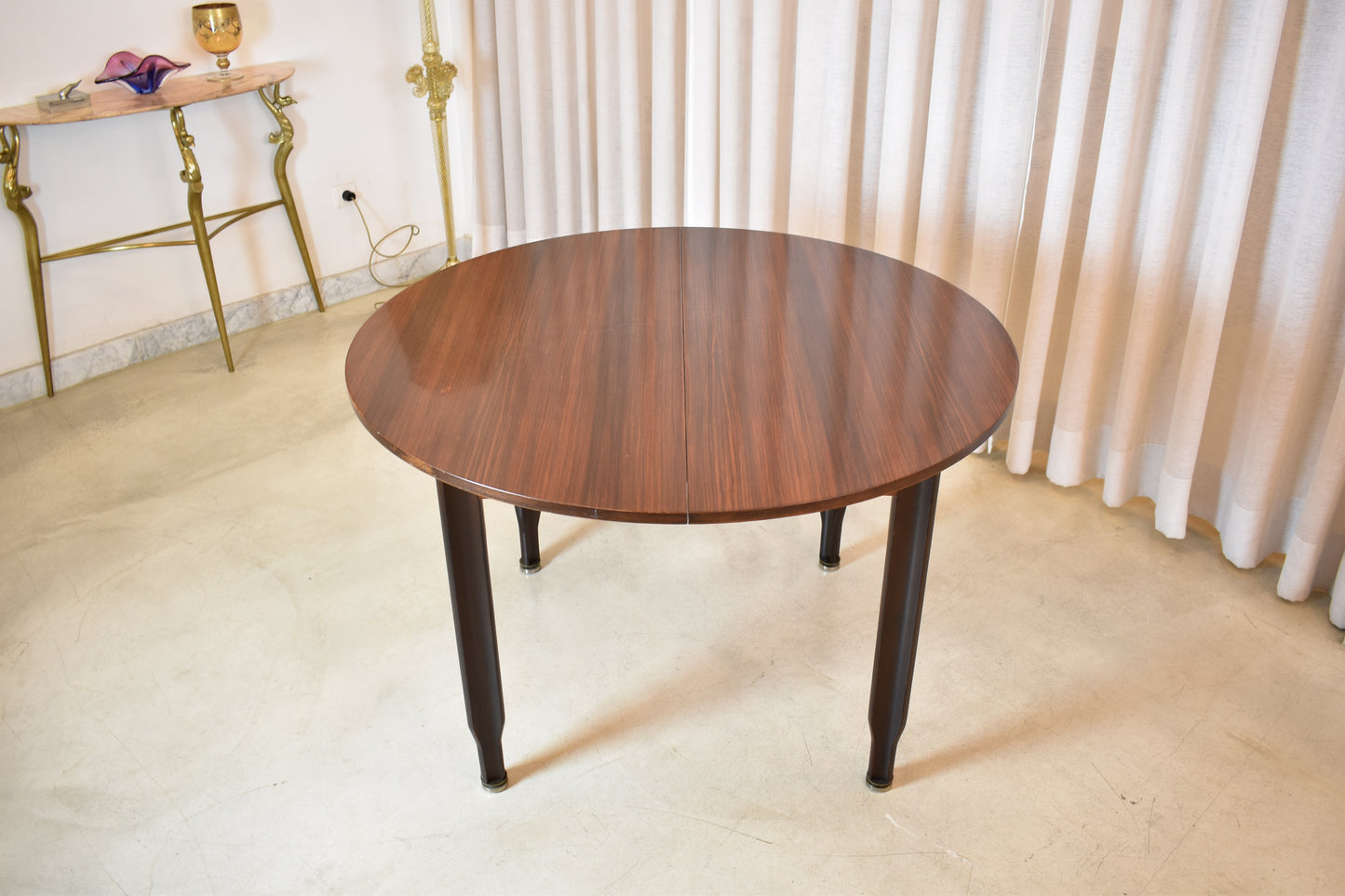 1960's Italian Extendable Dining Table by Gigi Radice