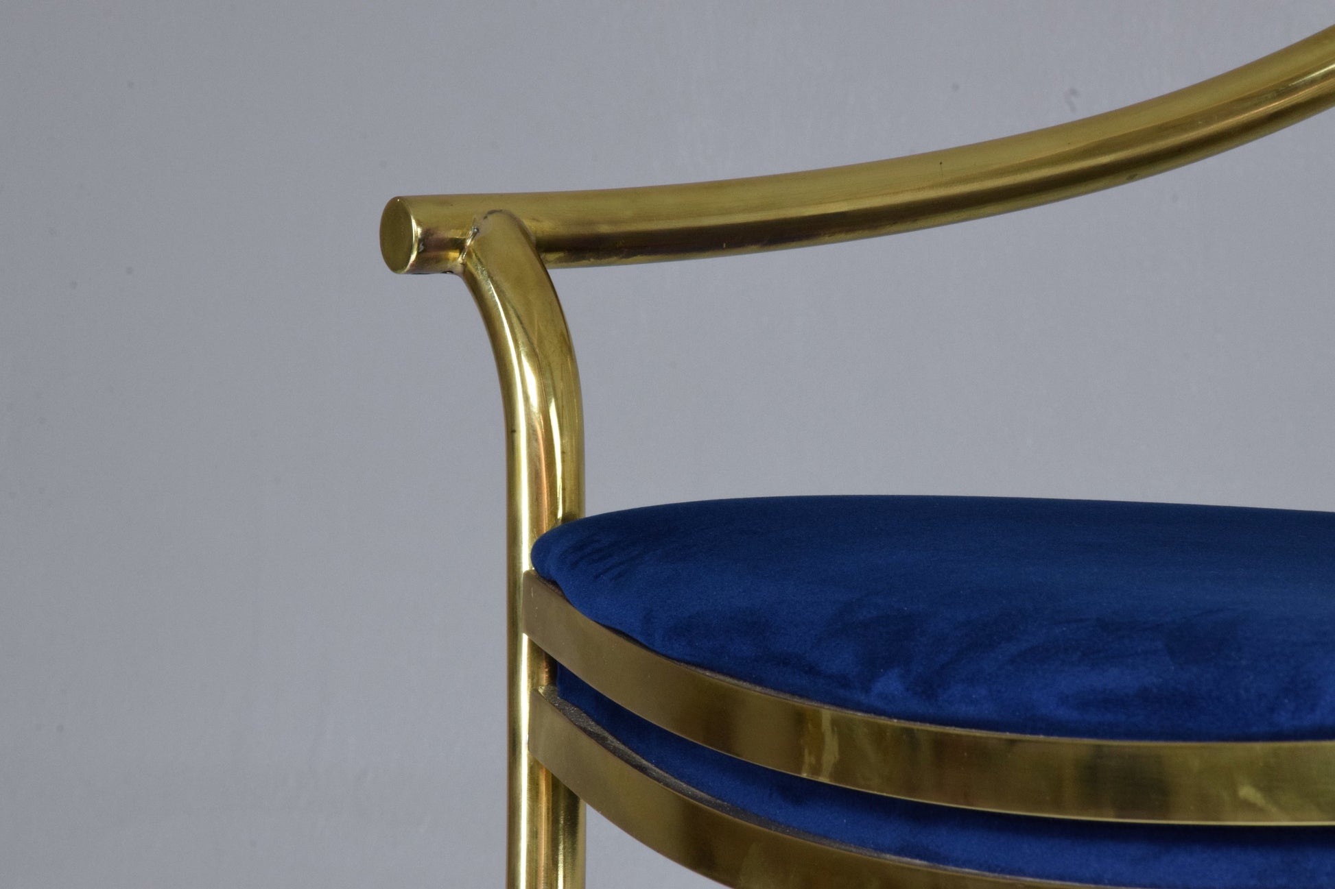 20th Century Italian Brass Armchair, 1970-1980 - Spirit Gallery 