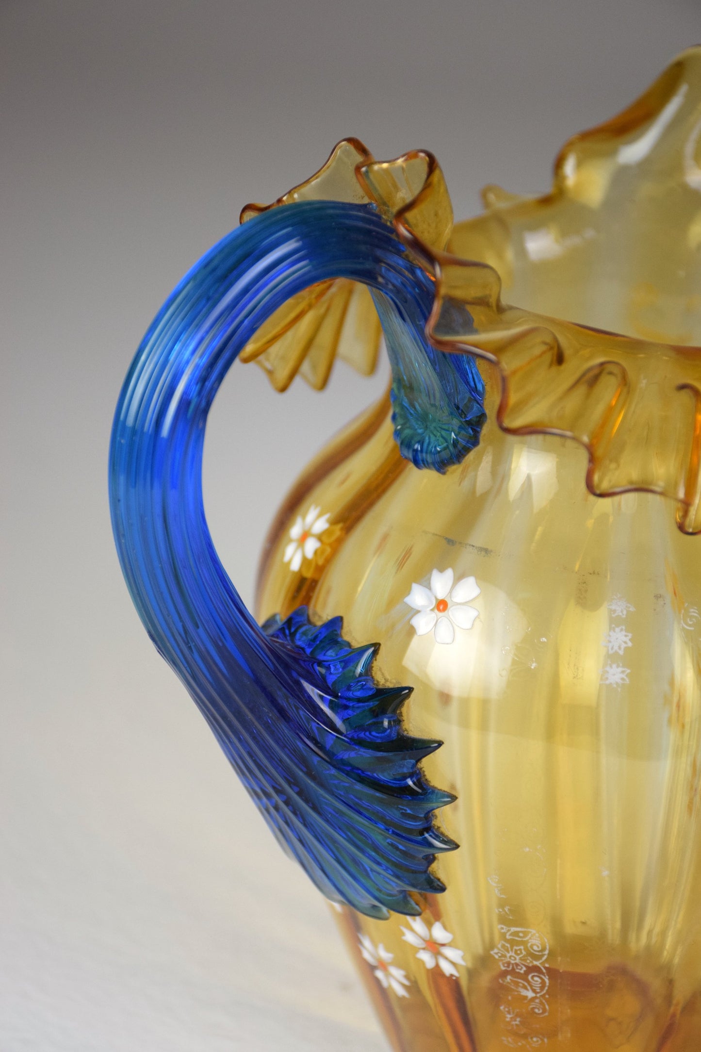 20th Century Italian Murano Liberty style Pitcher - Spirit Gallery 