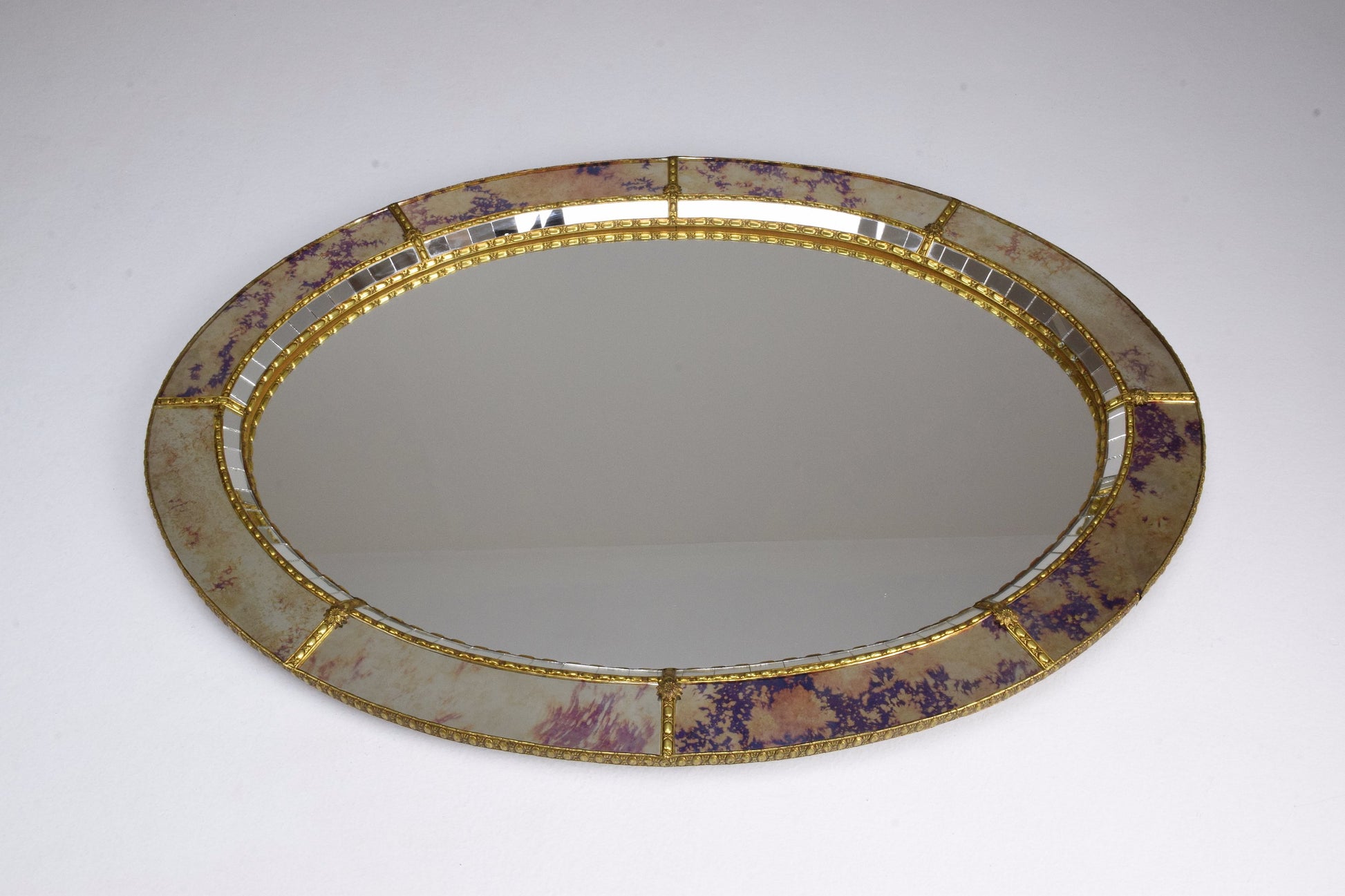 20th Century Italian Vintage Art Deco Wall Mirror, 1930's - Spirit Gallery 