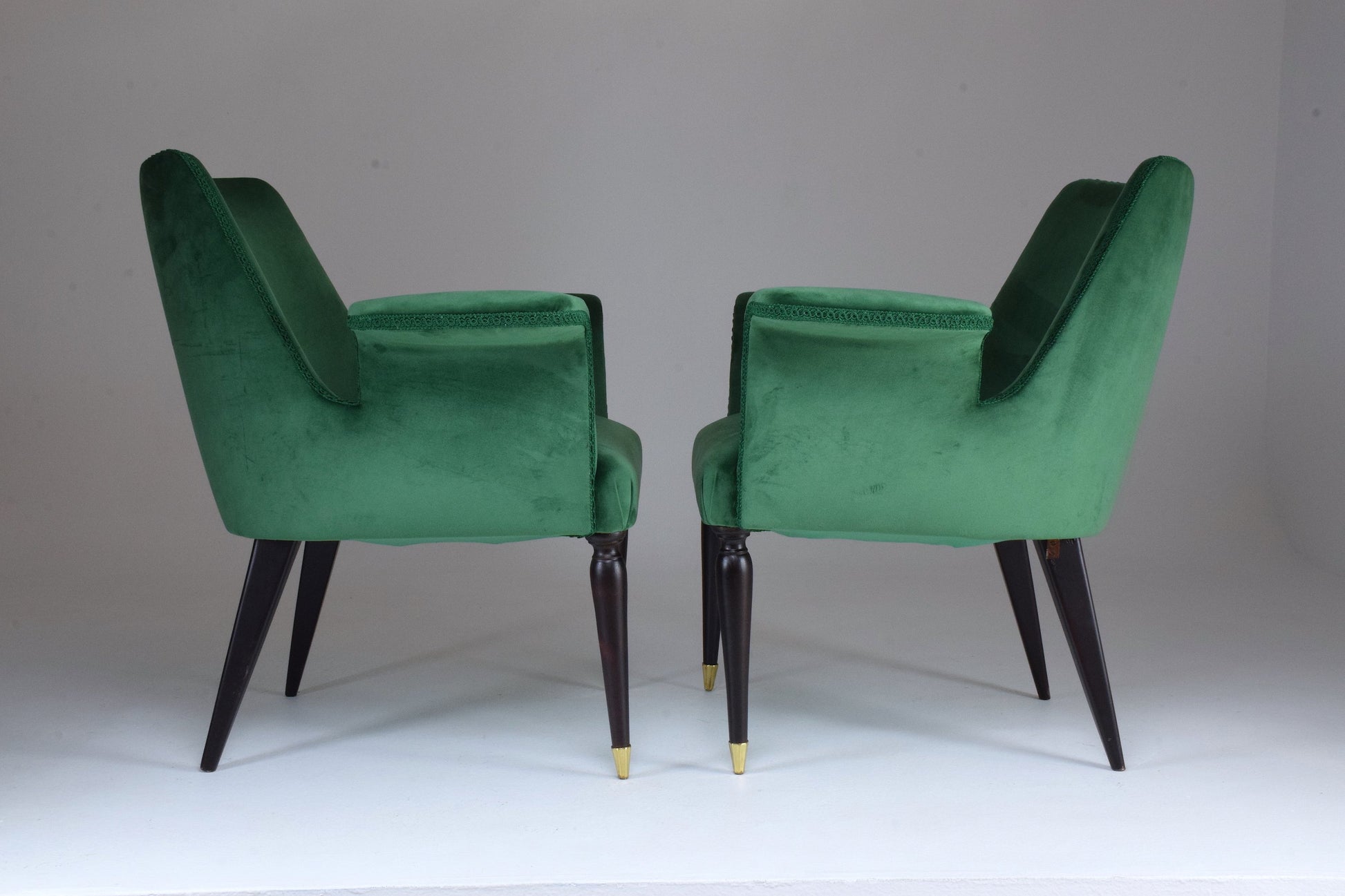 20th Century Pair of Italian Armchairs by Paolo Buffa, 1940s - Spirit Gallery 