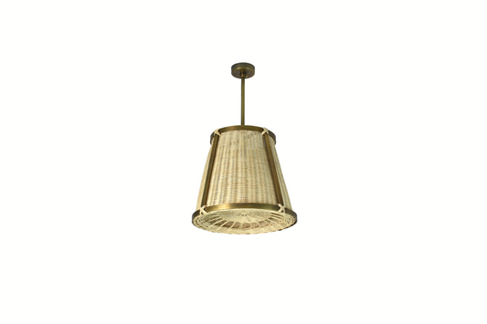 Caeli-S2 Small Handcrafted Brass Pendant Light Fixture