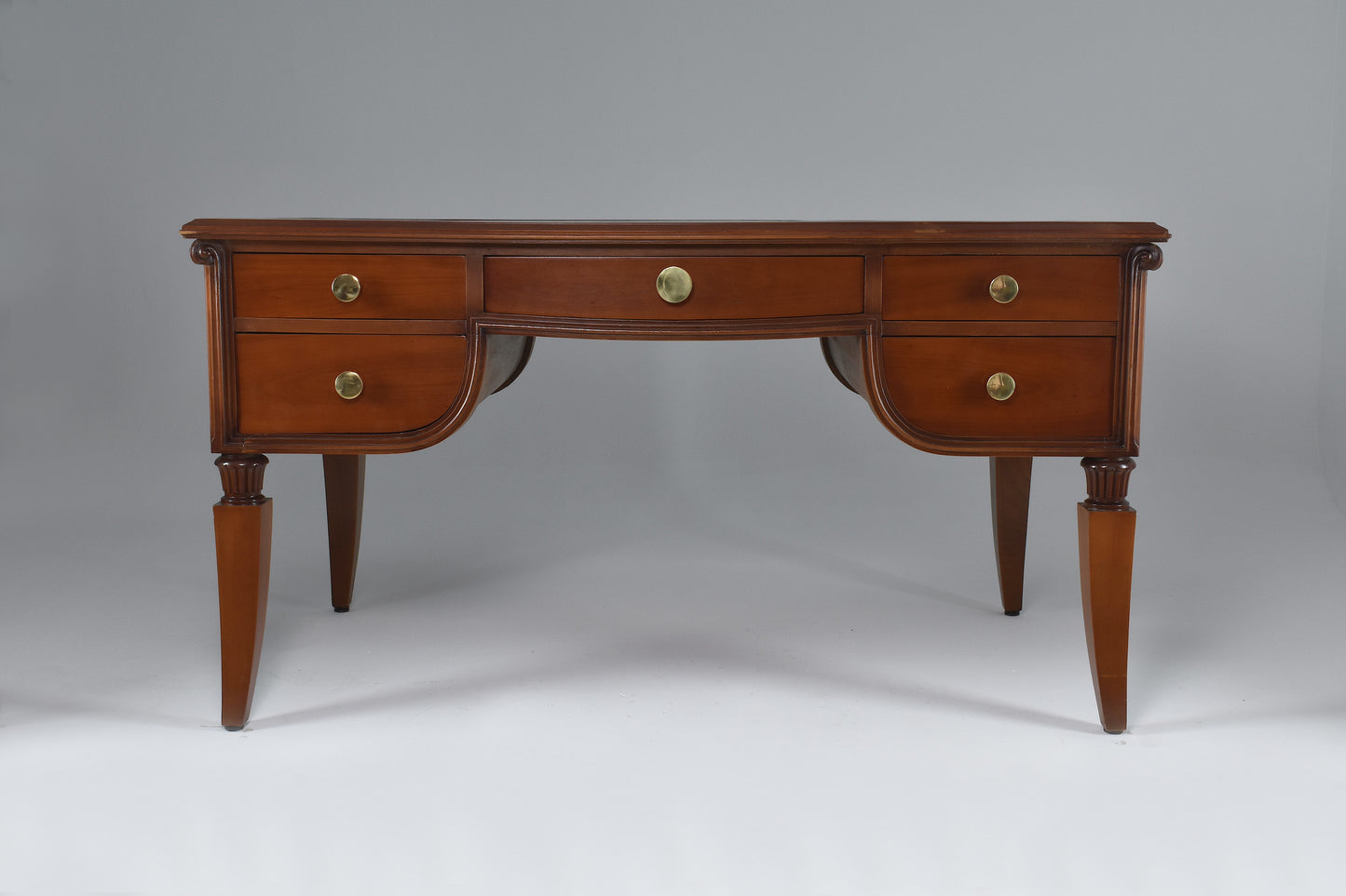 1940's Art Deco French Oak and Leather Desk - Spirit Gallery 