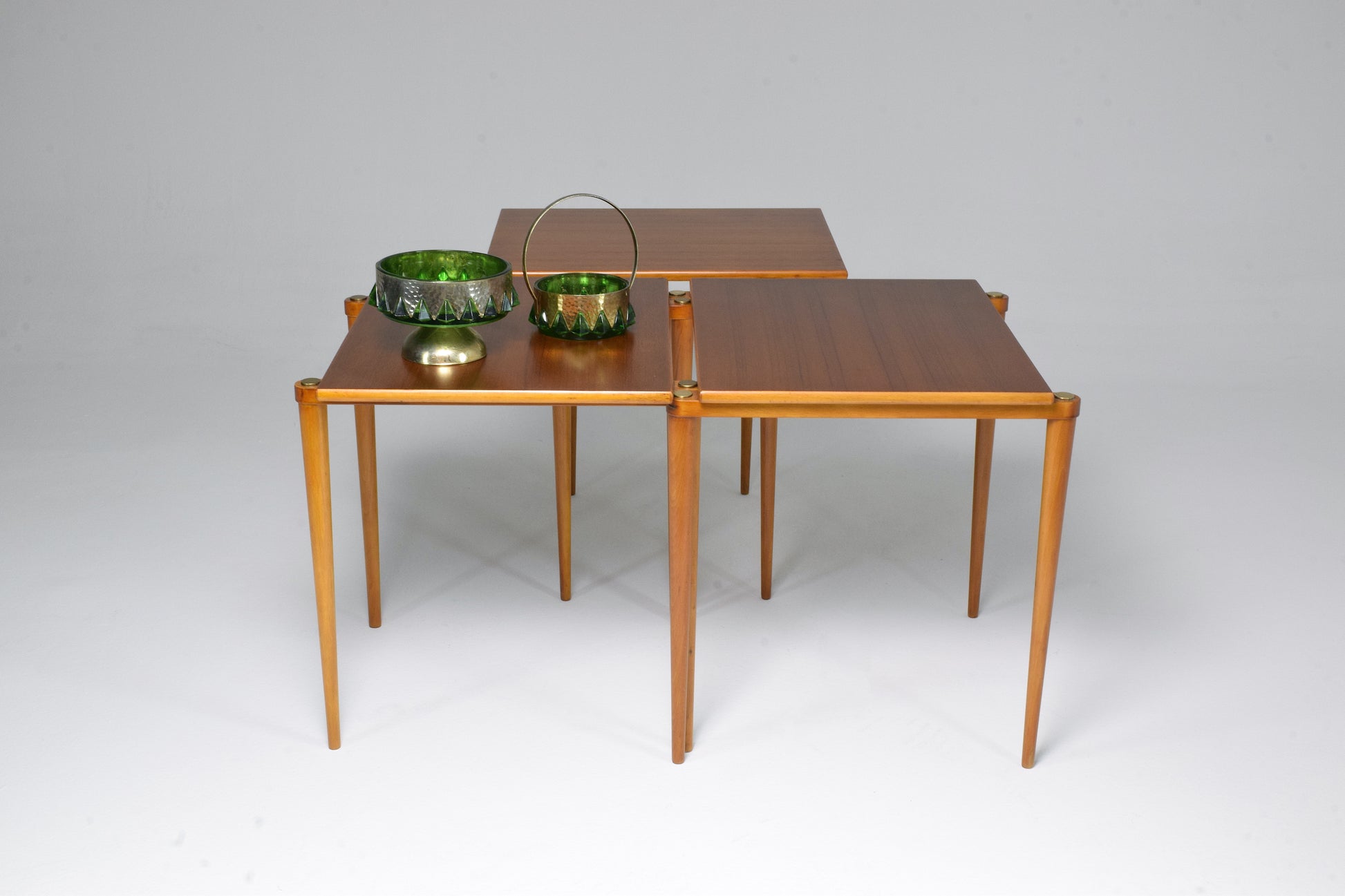 1960's Set of Three Italian Mid-Century Modern Side Tables - Spirit Gallery 