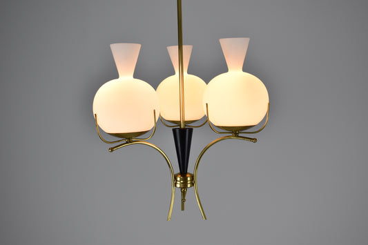 1950's Three-Light Italian Mid-Century Angelo Lelli - Spirit Gallery 