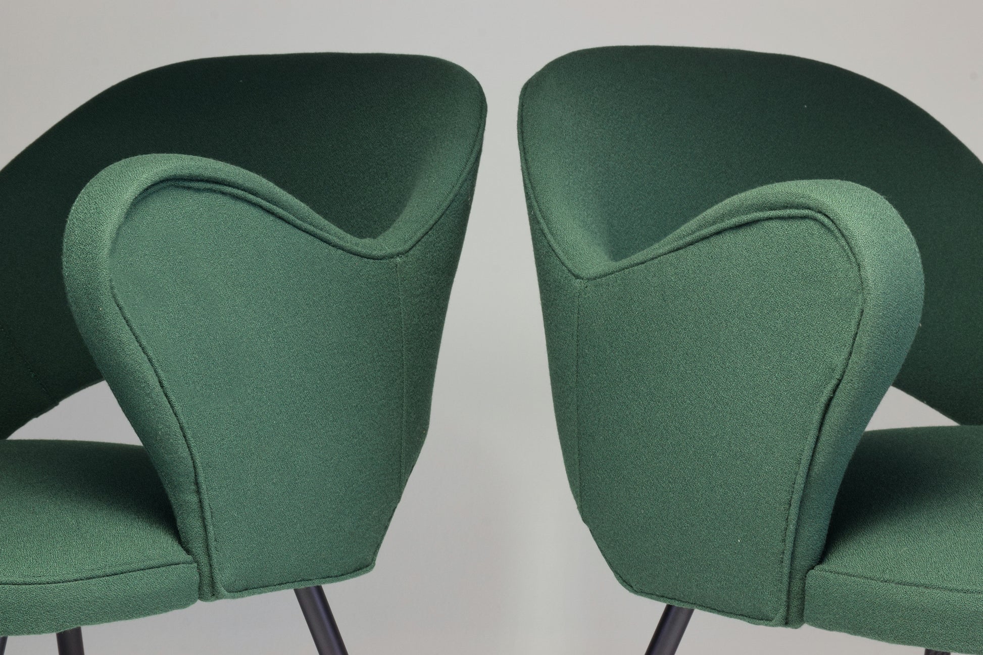 1950s Pair of Italian Green Armchairs - Spirit Gallery 