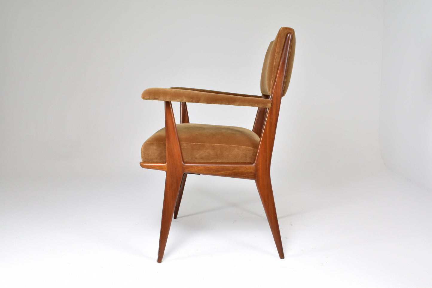 Fauteuil italien des années 1950 par Silvio Cavatorta