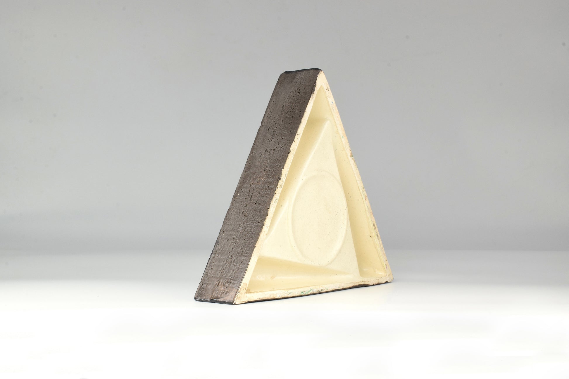 20th Century Italian Ceramic Triangular Ashtray - Spirit Gallery 