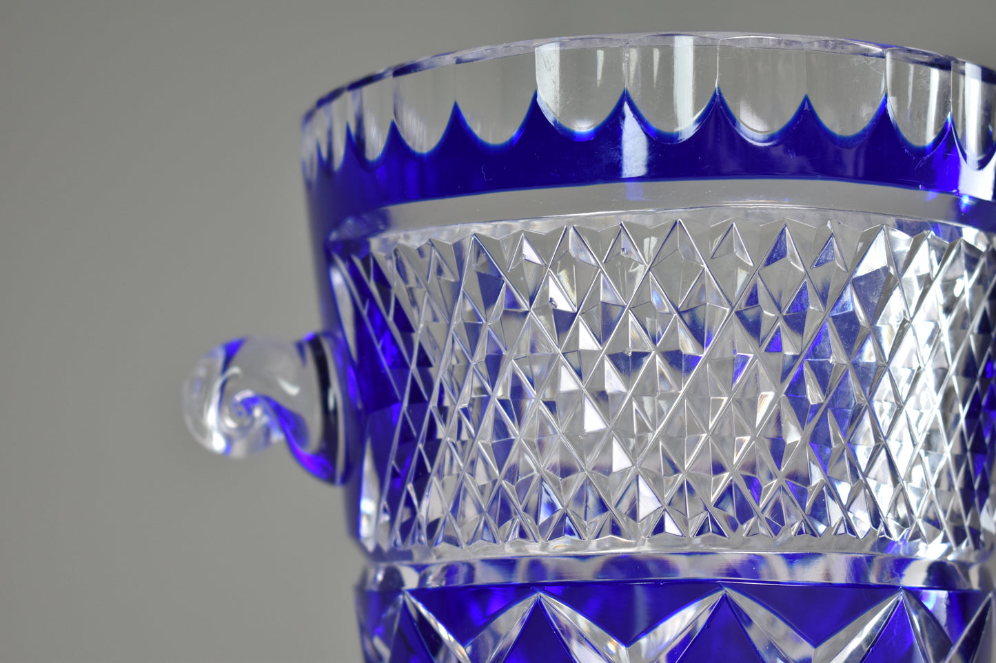 1980's French Vintage Crystal De Boheme Ice Bucket - Spirit Gallery 