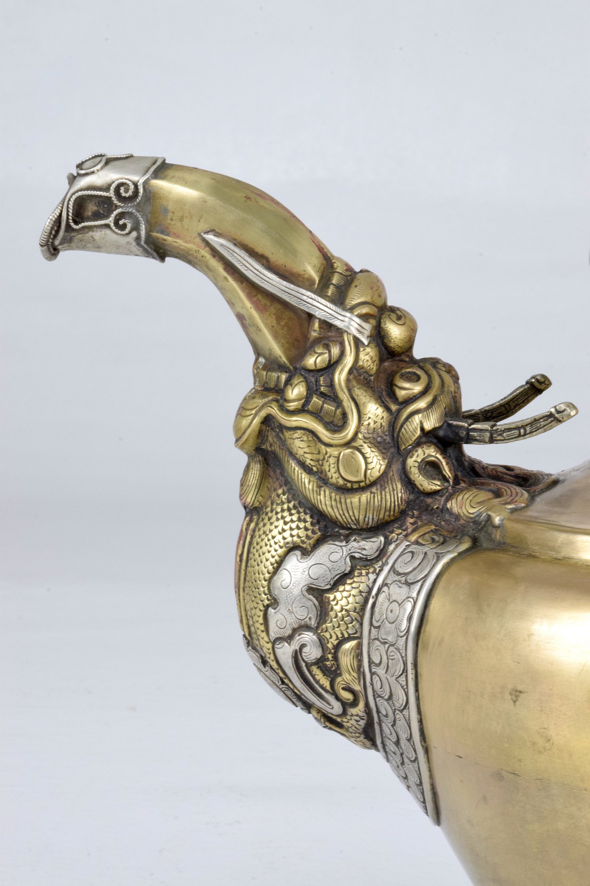 Antique Tibetan Dragon Teapot - Spirit Gallery 