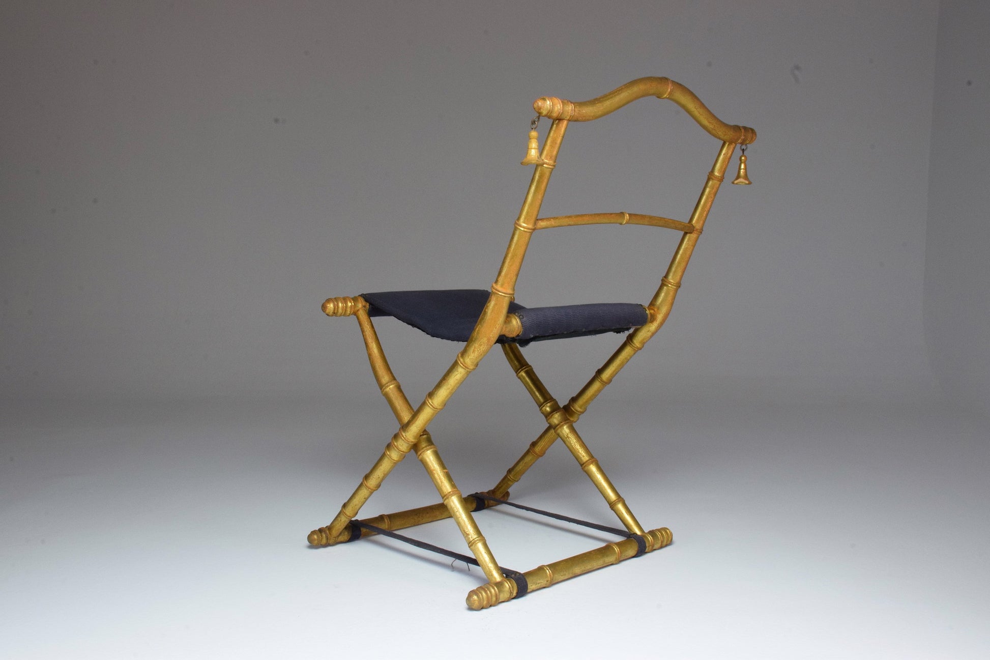 Antique Wooden Folding Chair, Napoleon III - Spirit Gallery 