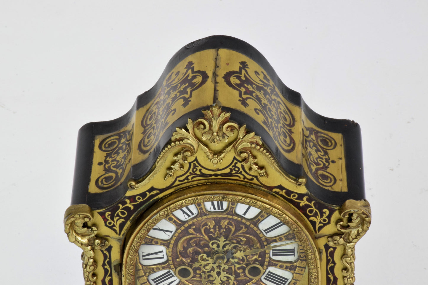 French Antique Boulle Mantel Clock - Spirit Gallery 