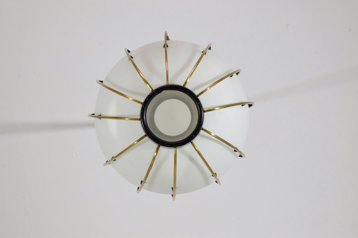 Italian Mid-Century Brass Pendant by Angelo Lelli for Arredoluce, 1960's - Spirit Gallery 