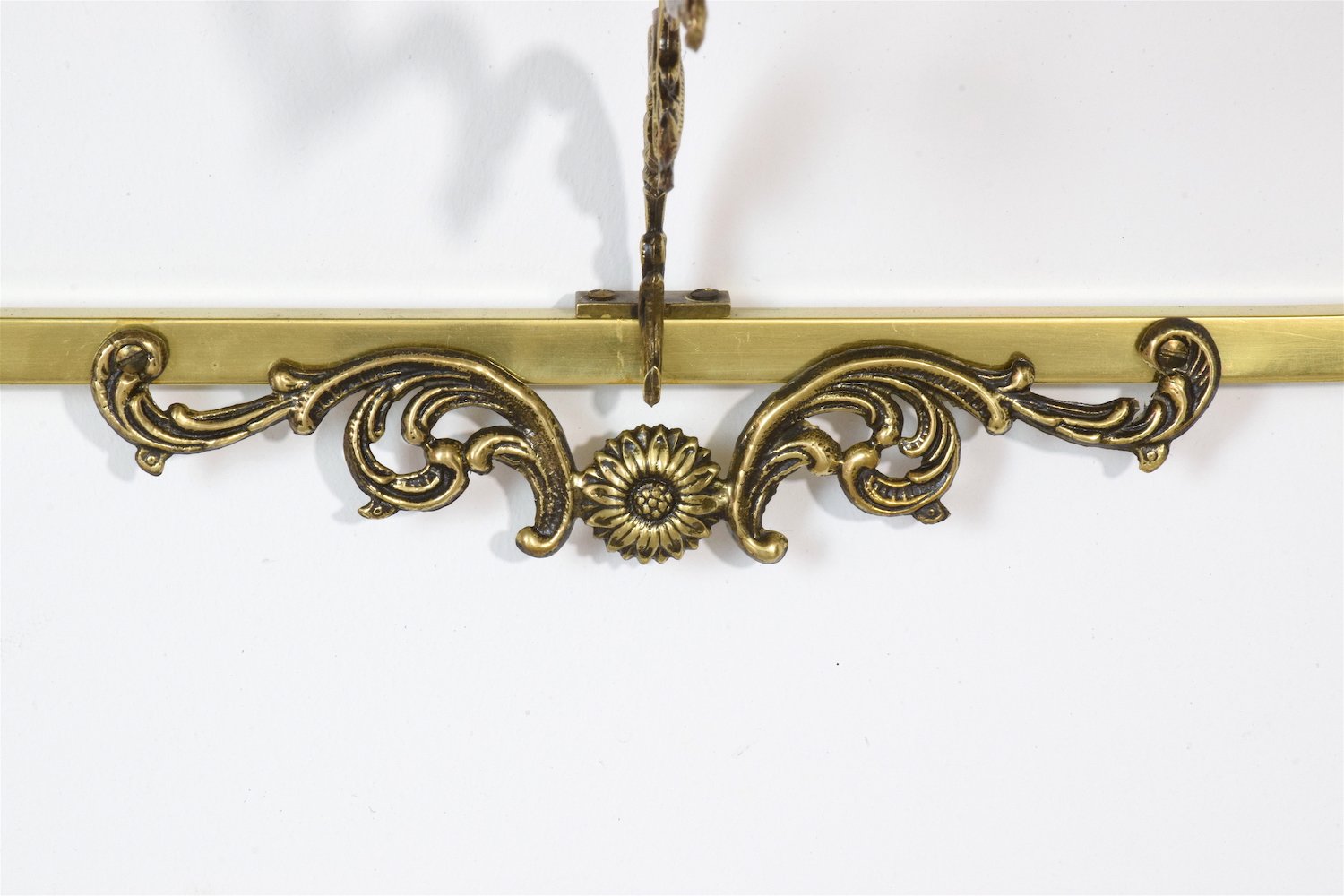 Neoclassical Floating Brass Console and Mirror, France - Spirit Gallery 