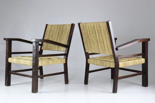 Pair of Armchairs by Francis Jourdain, France, 1930's - Spirit Gallery 