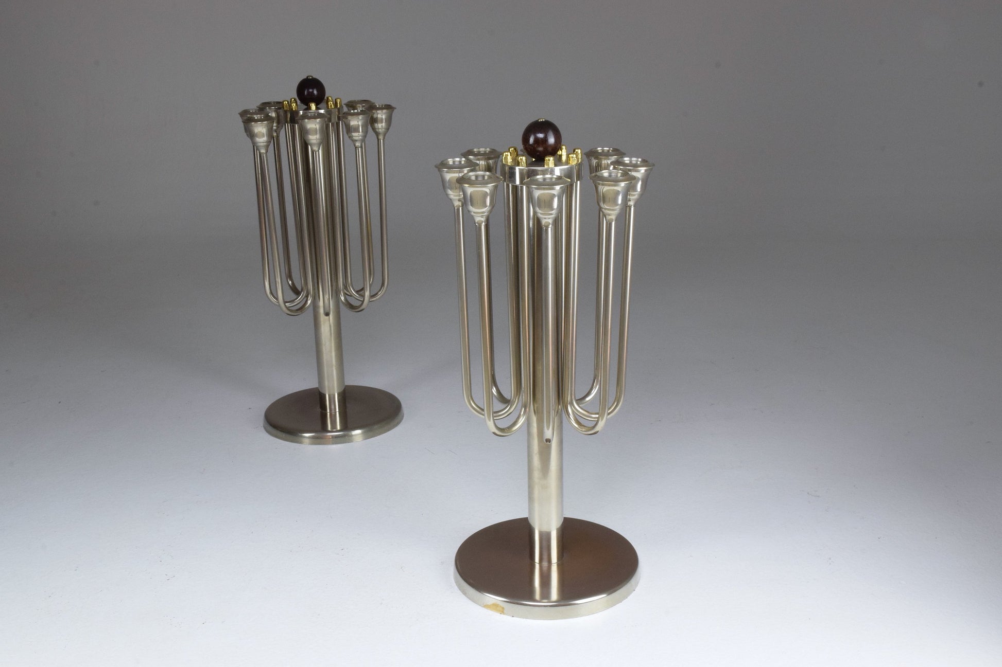 Pair of French Art Deco Candleholders, 1930s - Spirit Gallery 